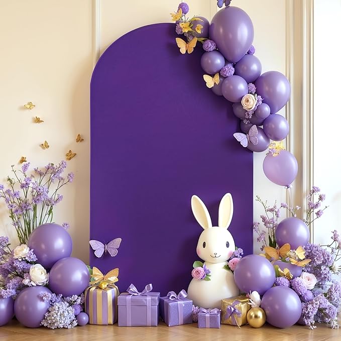 6FT Purple Arch Backdrop Cover - Image 7