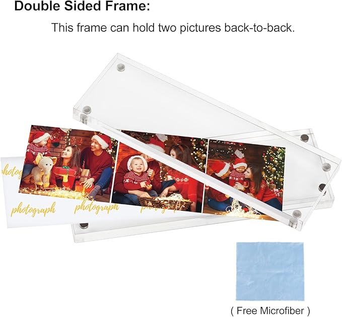 Boxalls 2x6 Inches Acrylic Picture Frames - Image 2