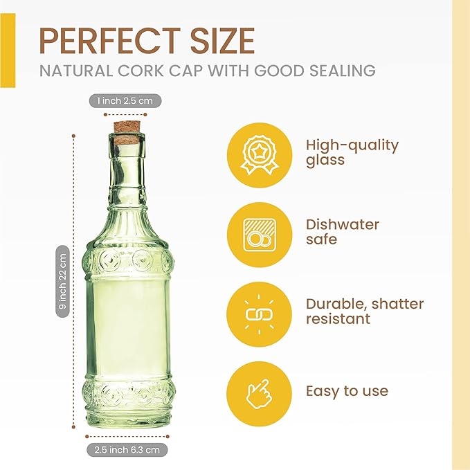 Assorted Green Glass Bottles - Image 2