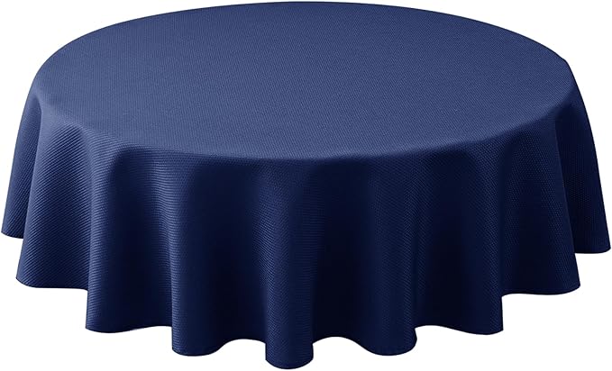 Biscaynebay Textured Fabric Round Tablecloths 60" by Biscaynebay