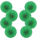 Green Party Decorations, Tennis Party Decorations Party Paper Fans Bulk 12in by BARTHEW