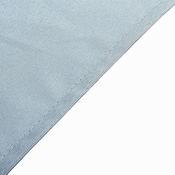 Efavormart 70" Square Linens Dusty Blue Wholesale Linens Polyester Square Linen - Image 8