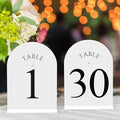 JOYIT Arch Wedding Table Numbers 1-30 by JOYIT