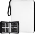 4 Pocket Card Binder, Premium Zip Trading Card Binder, 400 Double Sided Pocket by GERMUN