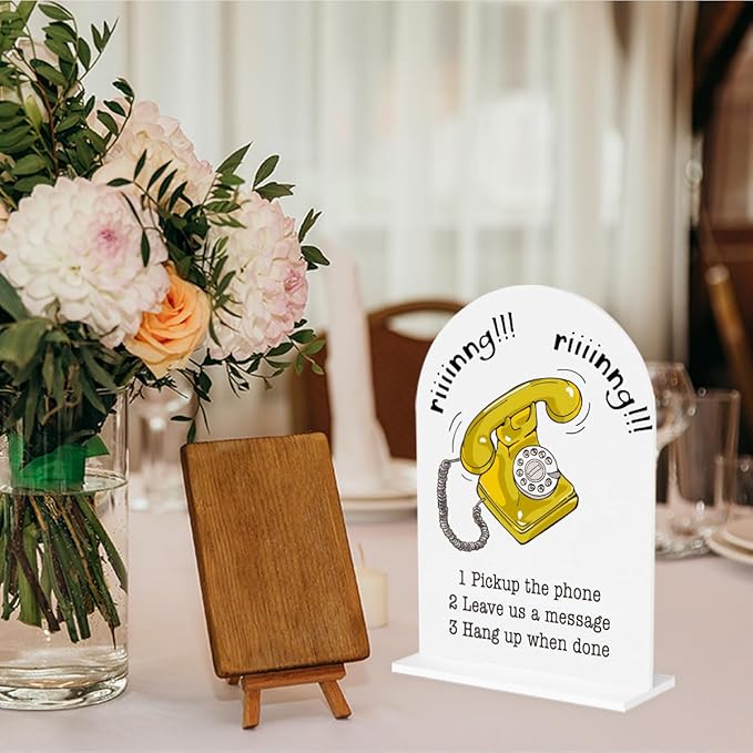 Wedding Audio Guest Book Sign Acrylic Arch Wedding Bridal Shower Baby Shower - Image 5