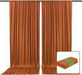 2 Panels Bronzer Backdrop Curtain, 10 x 7 Feet Background Curtains by Zankubom