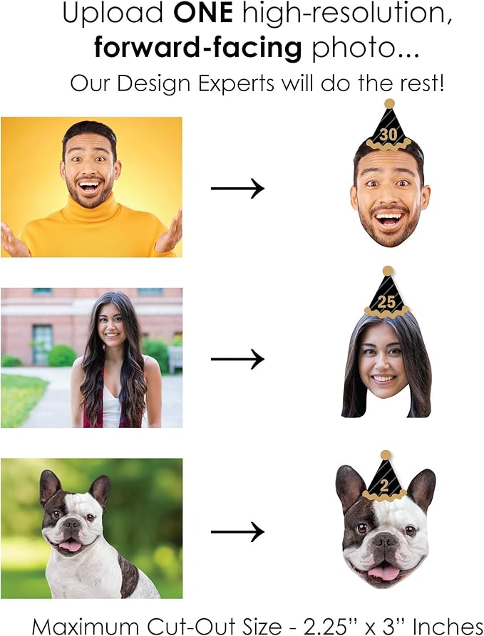 Big Dot of Happiness Custom Photo Adult Happy Birthday - Image 3