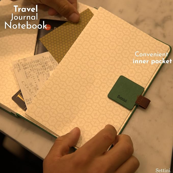SETTINI Journal Notebook for Writing, Vegan Leather Hardcover Notebook - Image 10