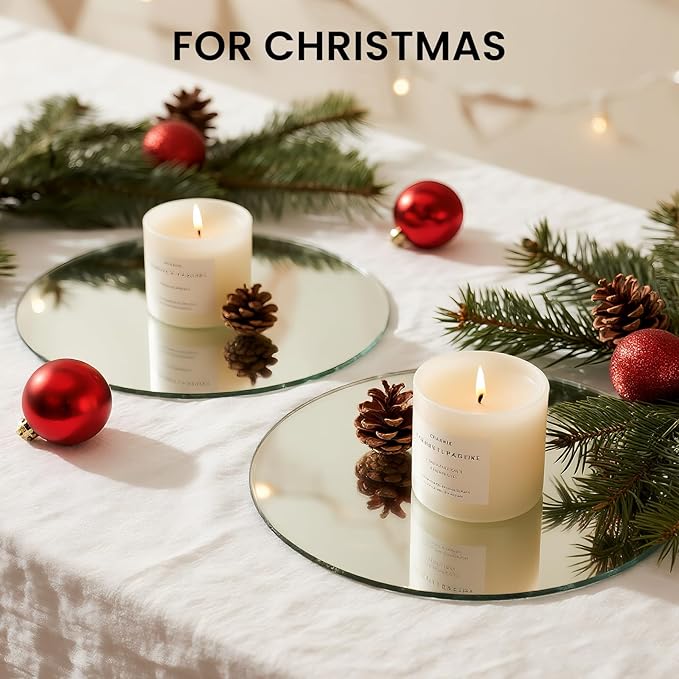 Round Mirror Centerpieces, - Image 6