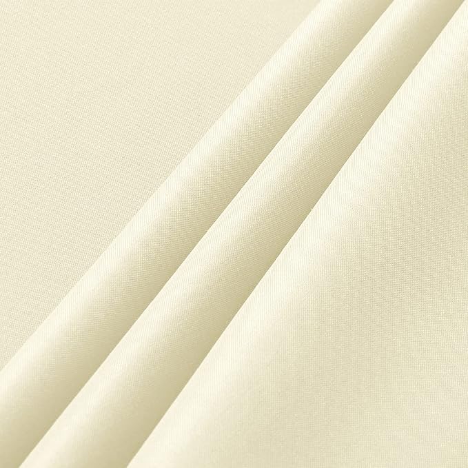 sancua 2 Pack Beige Tablecloth 54 x 78 Inch, Rectangle 4 Feet Table Cloth - Image 6