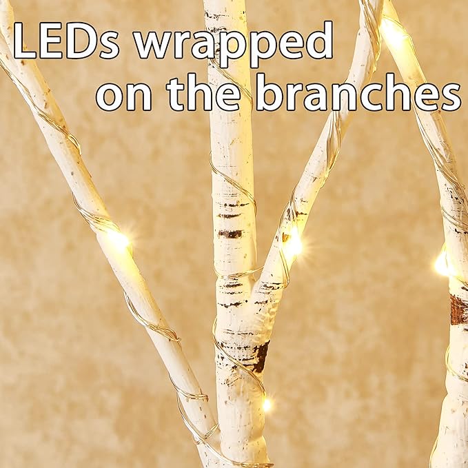 Fudios Birch Branch Lights - Image 3