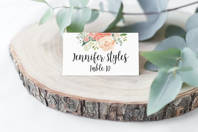 Printed Party Table Place Cards - Image 3