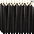 36-Pack 10-Inch Black Taper Candles by Grcdoyvl