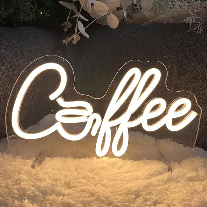 Coffee Table Number Neon Sign Desk Lamp Night Light Wedding Letter LED Neon - Image 2