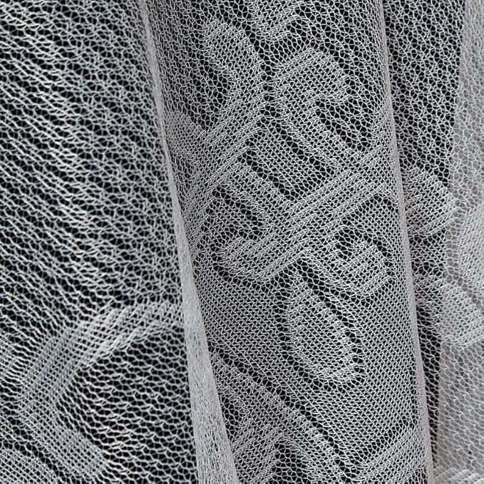 Tableclothsfactory 90" Ivory Premium Lace Round Tablecloth - Image 7