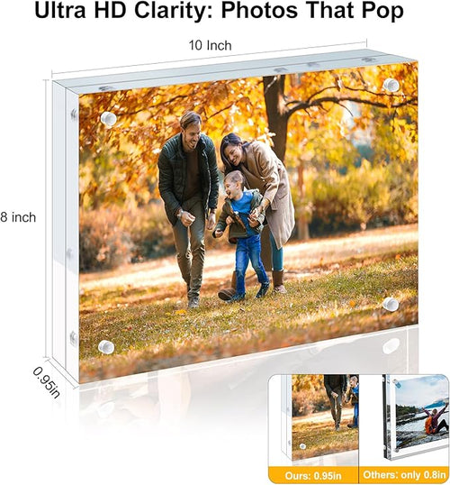 1 Pack 8x10 Acrylic Picture Frames - Image 2
