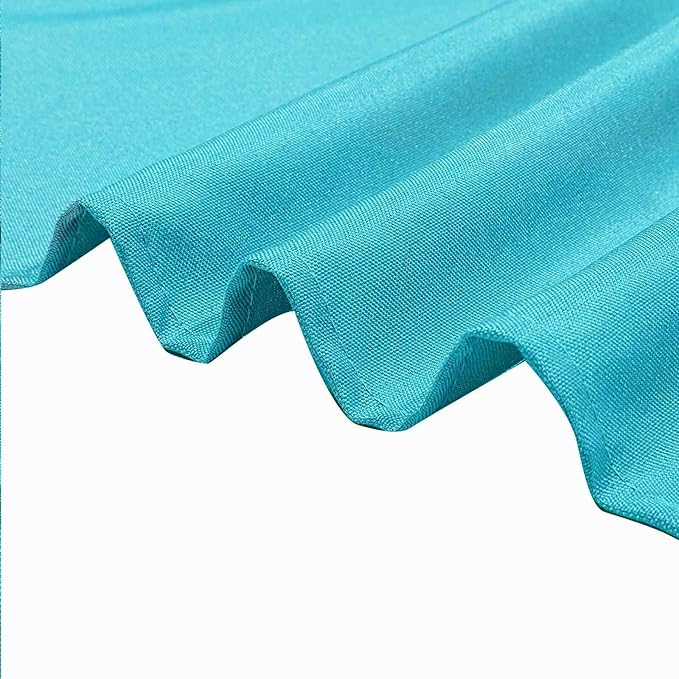 Efavormart 70" Square Linens Turquoise Wholesale Linens Polyester Square Linen - Image 8