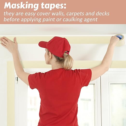 Masking Tape Bulk General Purpose Masking Painting Tape 55 Yards - Image 5