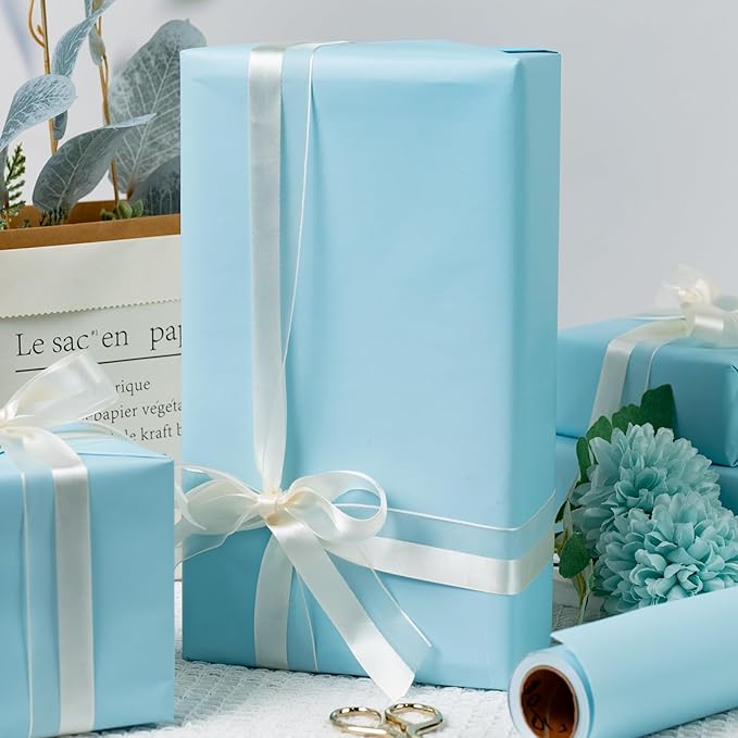 Garbendy Gift Wrapping Paper Roll-Solid Color Pearly-Lustre Paper, Valentine's - Image 7