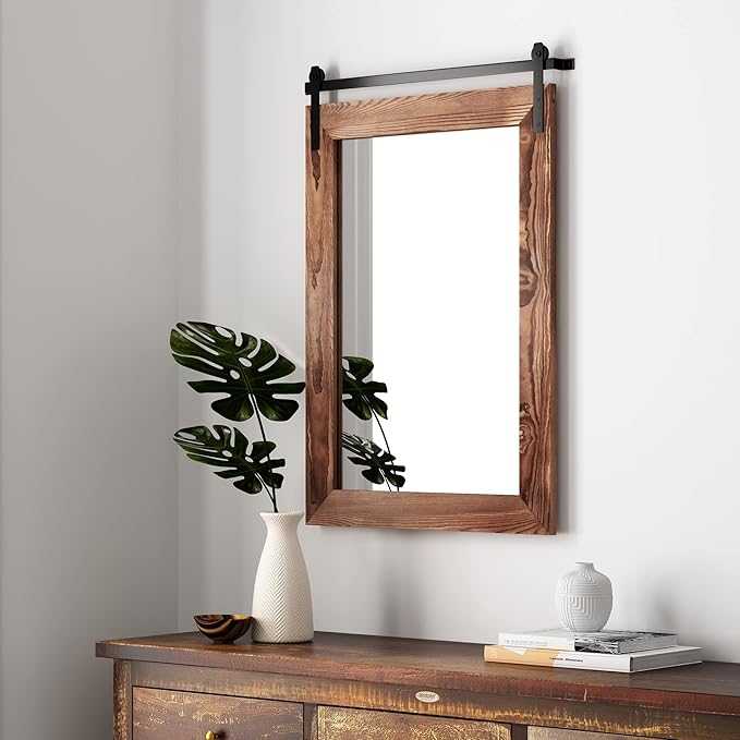COGOOD Farmhouse Barn Door Mirror by COGOOD