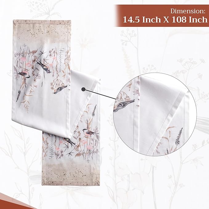Maison d' Hermine Table Runner 100% Cotton Single Layer Table Runners 108 - Image 4