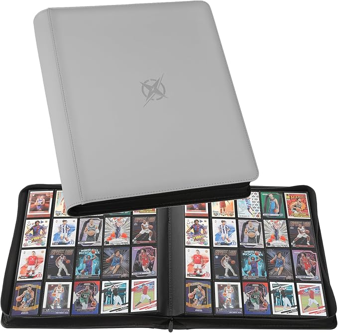 20-Pocket Card Binder, Trading Card Binder Holds 2000 Cards, Premium Zippered by Unknown