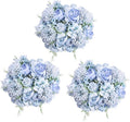 6 Pack Artificial Flowers, Fake Faux Peony Silk Hydrangea Plastic Carnations by DDcafor