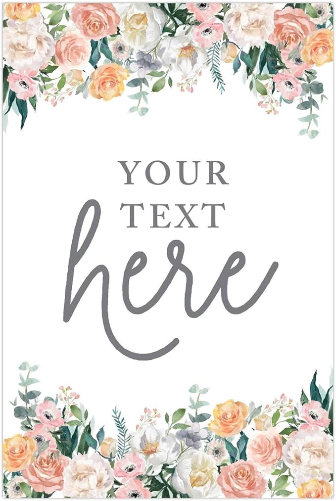Andaz Press Personalized Extra Large Wedding Easel Board Party Sign, 12x18-inch by AndazPress