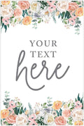 Andaz Press Personalized Extra Large Wedding Easel Board Party Sign, 12x18-inch by AndazPress