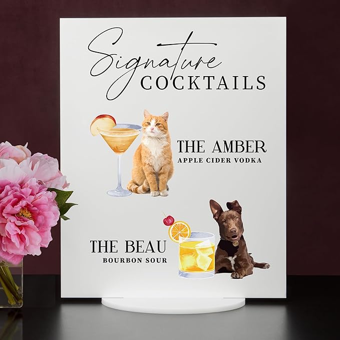 Pet Signature Drink Wedding Signs - Image 2