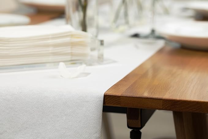American Homestead Paper Table Runner Roll - 78 ft. Disposable Linen-Like Table - Image 6