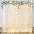 Champagne Tulle Photo Backdrop Curtain by Suppromo