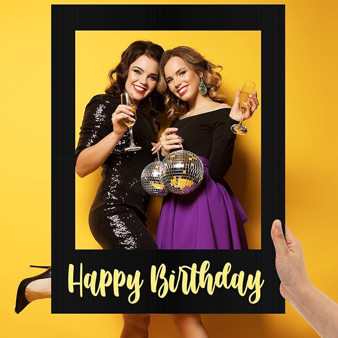 32 x 24 Inch Large Photo Booth Props Picture Frame Happy Birthday Party Frame - Image 5