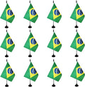 Brazil Desk Flag, 12 Pack Brazilian Table Office Flag by Unknown