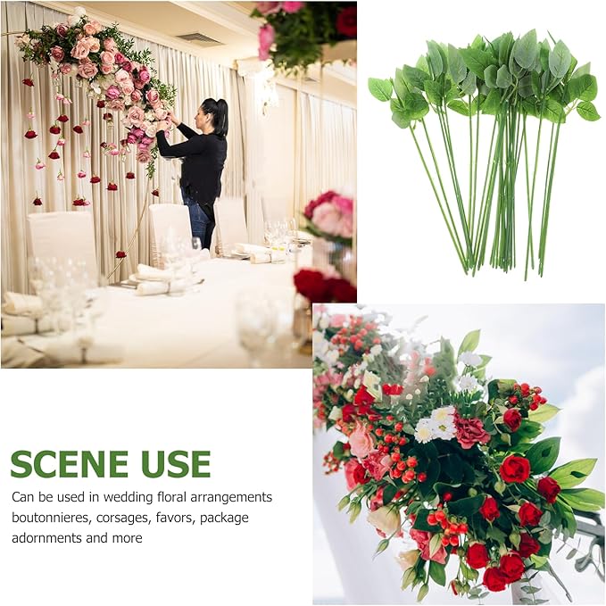 Veemoon 30pcs Floral Wire Stem - Image 6