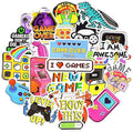 QTL Classic Gaming Stickers for Kids Video Game Stickers for Water Bottles by QTL