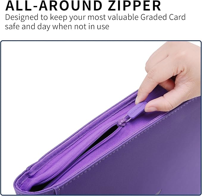Snekdy premium 1024-pocket trading card binder, 16-pocket cards album, - Image 5