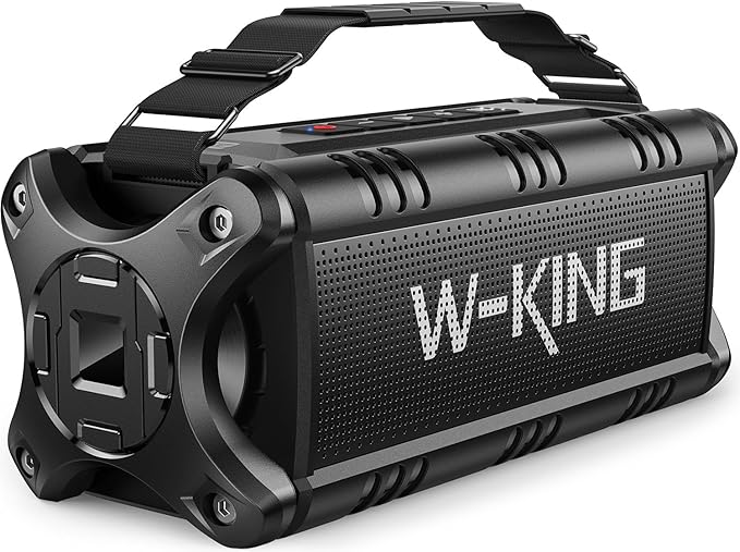 W-KING Bluetooth Speaker, 90W Max Portable Outdoor Speaker Loud, IPX6 by W-KING