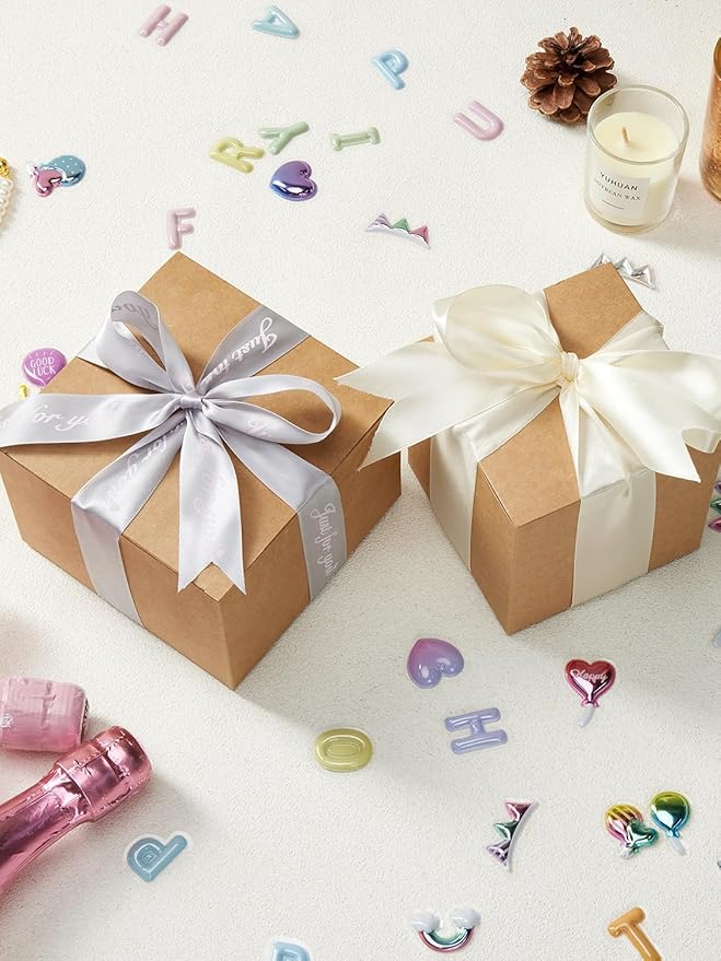 Eupako Brown Gift Boxes 5x5x3.5 25 Pack Kraft Paper Gift Boxes - Image 4
