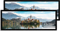 13x39 Puzzle Frame 2 Packs, Real Glass and Black Wood Frame, Display Panoramic by Hongkee