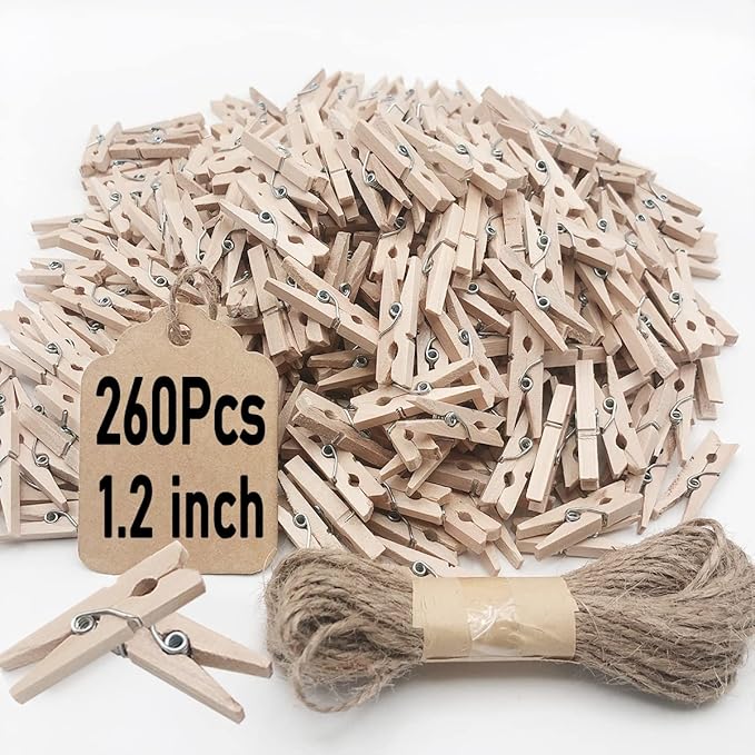 Mini Clothes Pins, Clothespins, Clothes Pins by Wddeevoi