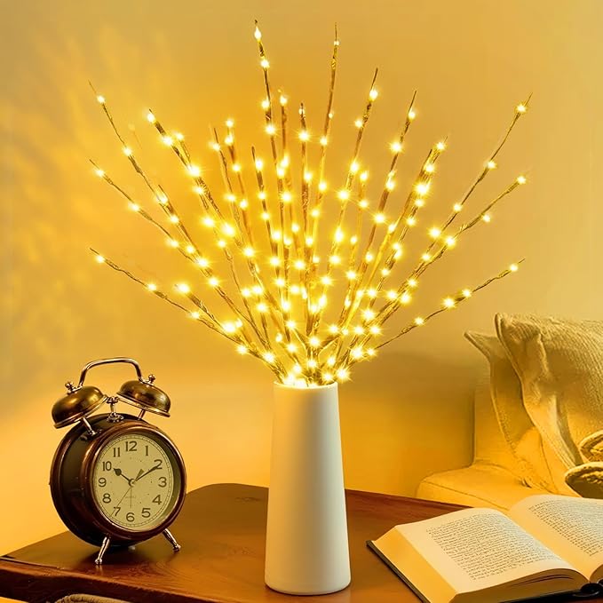 DK177 2 Pack Led Branch Light Battery Operated Lighted Branch Vase Filler - Image 2