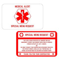 Bariatric Card for Restaurants, Special Menu Request Card, Portion Control by UltraDiet