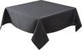 Biscaynebay Textured Fabric Square Tablecloths 70x70 Inches, Wedding and Parties by Biscaynebay