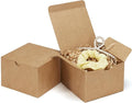 Eupako Brown Gift Boxes 5x5x3.5 25 Pack Kraft Paper Gift Boxes by Eupako