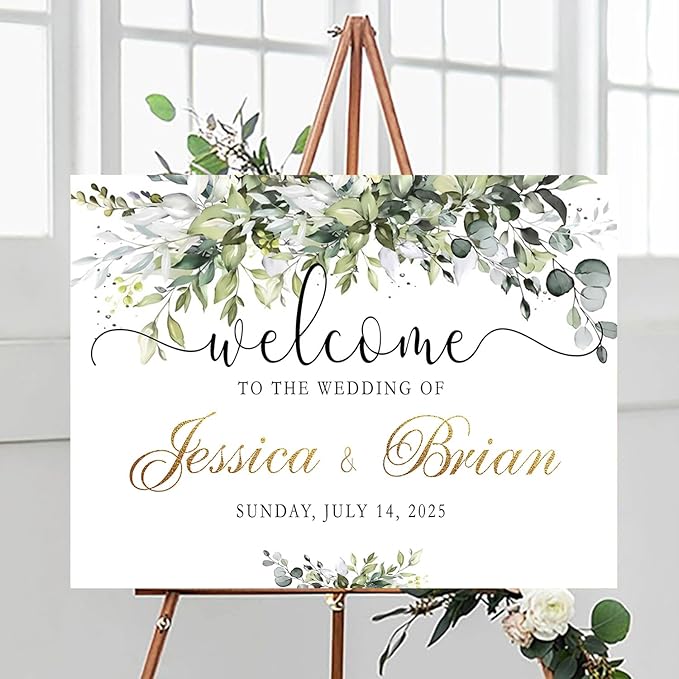Personalized Welcome to Our Wedding Sign - Image 3