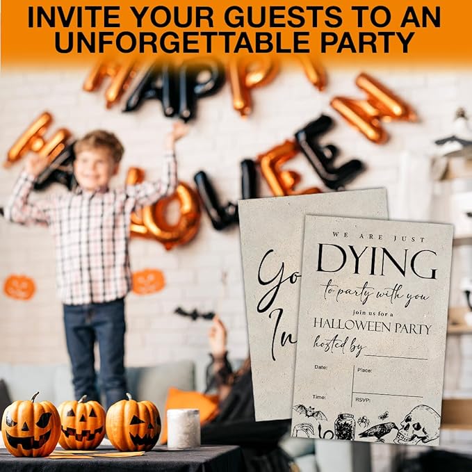 Vintage Halloween Party Invitations - Image 6