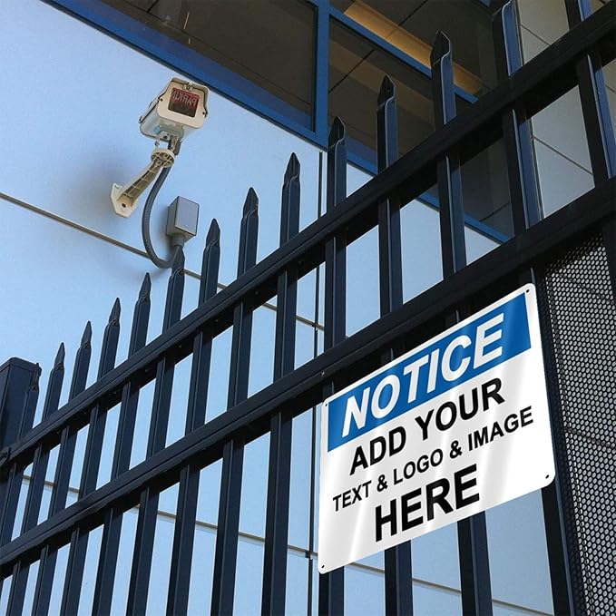 Custom Notice Signs Outdoor Metal - Image 3