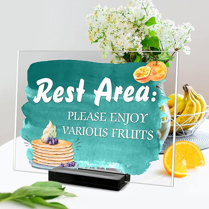 Acrylic Sign Stand Card Holder, Stands - Image 4