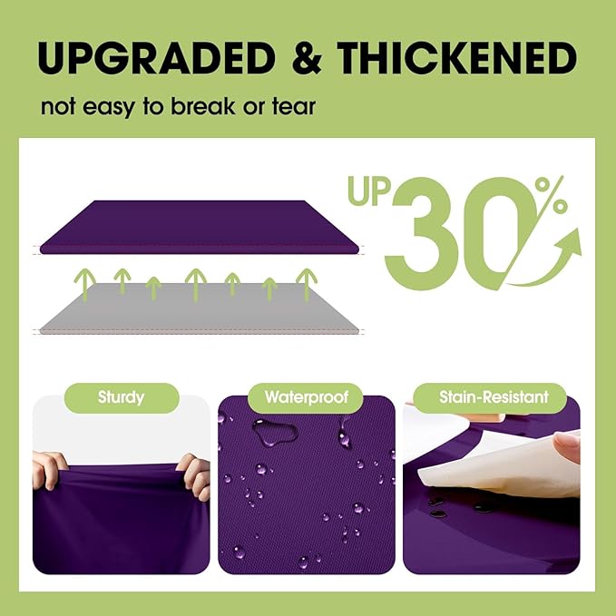 Pureegg Plastic Table Cloth Disposable 10 Pack, Halloween Party Decorations - Image 4
